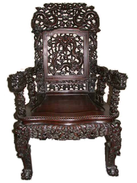 chair - antique oriental  furniture